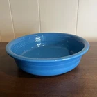 RETIRED Fiesta Peacock Blue 10.5" Salad Serving Bowl Veggies HLC USA