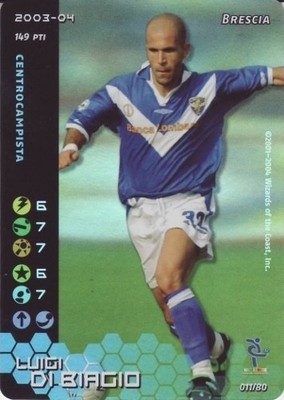 Football Champions Foil Luigi Di Biagio Brescia 2003-04 ITA 11/80