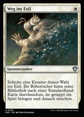 Magic/MTG Weg ins Exil SOC-159 Uncommon Deutsch Neu