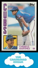 Carmelo Martinez 1984 Topps #267 RC Rookie Chicago Cubs Baseball Card. rookie card picture