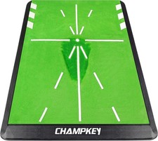 CHAMPKEY Heavy-Duty Golf Hitting Mat - Swing Path Feedback Golf Practice Mat ...