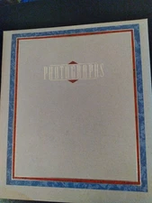 HALLMARK 11"X12"X1" SLIP-IN, SCREW POST PHOTO ALBUM, HOLDS 32 4"X6" PHOTOS