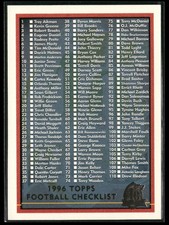 1996 Topps #439 Checklist 1: 1-220