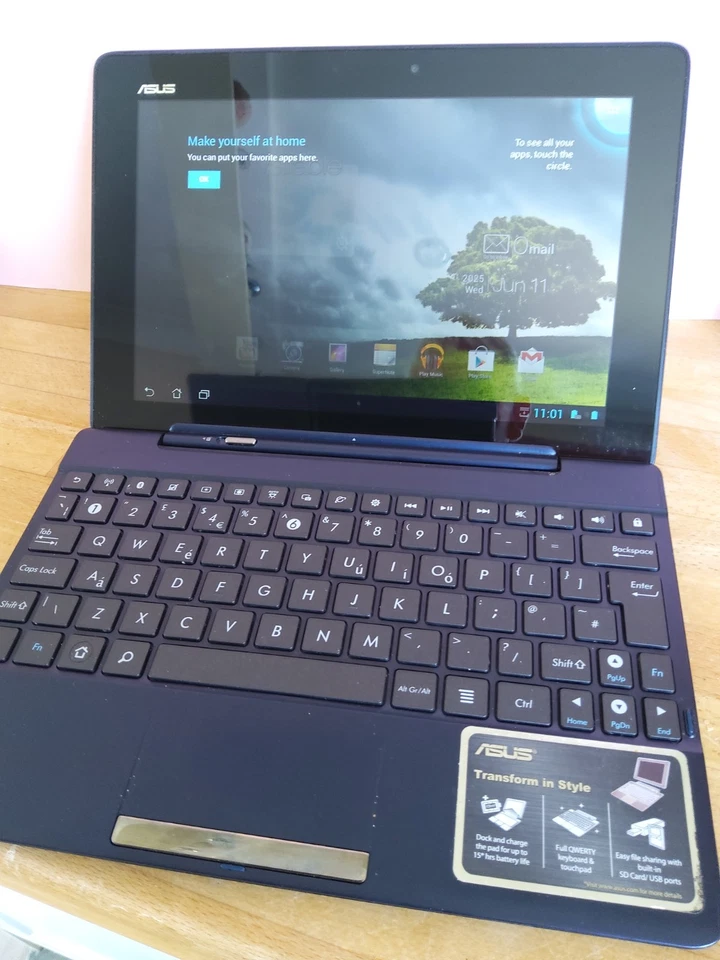 Asus Transformer Pad TF300T Mobile Docking Black Working VGC - Image 2 of 4
