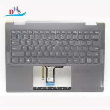New Palmrest Upper Case US Backlit KB NFP For Lenovo Yoga 7 14IRL8 82YL Laptop