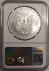 2009 $1 Silver Eagle NGC MS70 Brown Label — photo 2