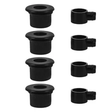 4 Pcs Display Jewelry Rack Plastic Part Rotating Threaded Fitting