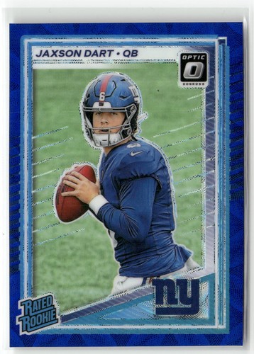 Jaxson Dart [Blue Scope] #273 2025 Panini Donruss Optic card