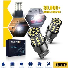 2PCS 7443 7442 7444 White LED Reverse Tail Back Up Light Bulb 2835SMD DRL IP67