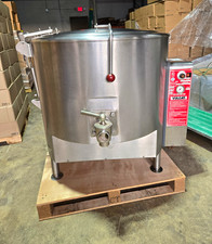 Used Vulcan GS60E 60-Gallon Gas-Powered Steam Kettle with Strainer and Gas Hose