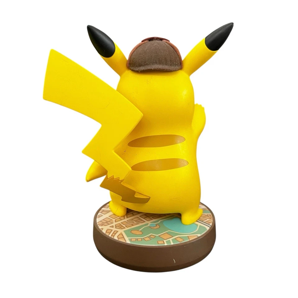 Detective Pikachu Pokemon Amiibo Figura Suelta Nintendo 3DS Switch Foto 2 de 2