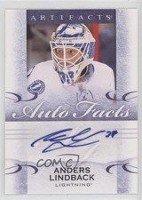 2014-15 Upper Deck Artifacts Autofacts Anders Lindback #A-AL Auto 06rp