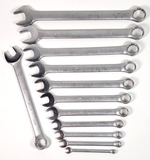 Popular Mechanics SAE Combination Wrench Set 12 Piece CR-V Steel  1/4" - 1"