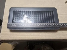 4" X 10" Steel Floor Register, Matte Black