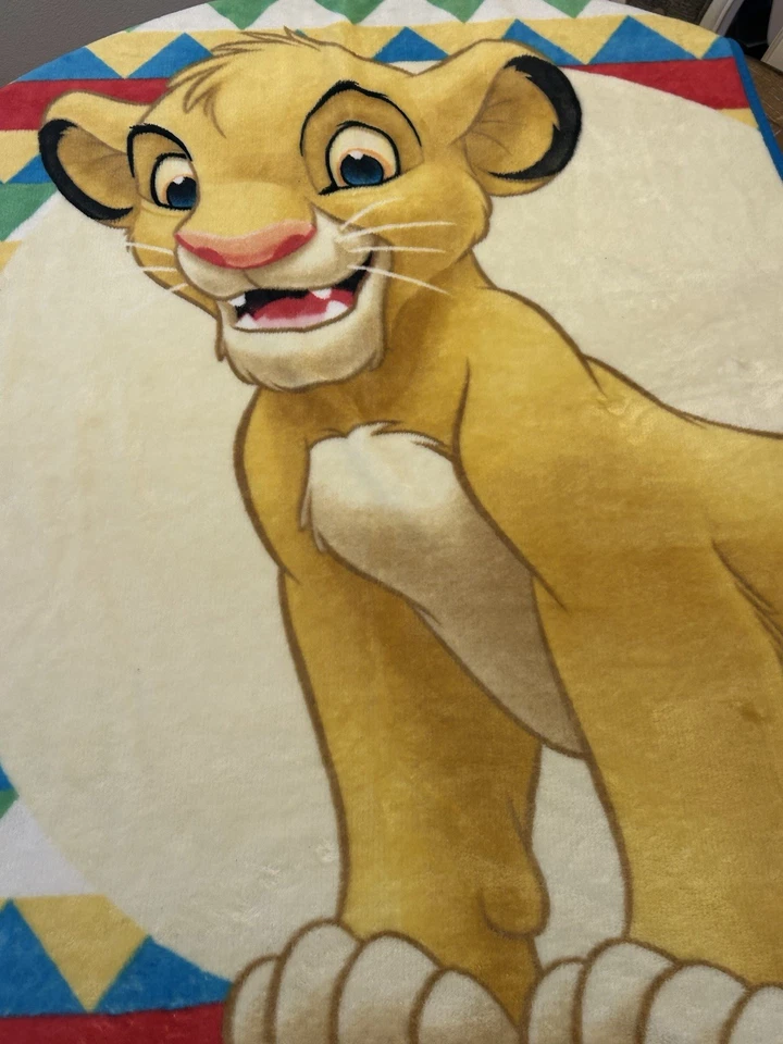 Manta polar suave Disney El Rey León Simba niño pequeño Foto 2 de 3