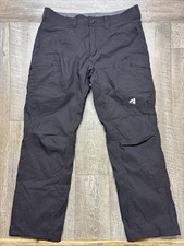 Eddie Bauer First Ascent Fleece Lined Pants Mens 36x32 Black Guide Pro Outdoors