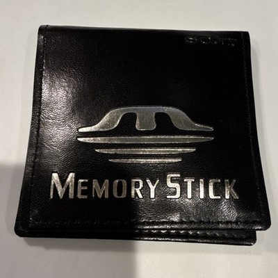 Sony Memory Stick Leather Wallet Case for 3 Cards Universal Compatible Wallets