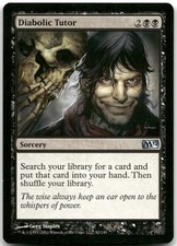 Diabolic Tutor NM Normal U Magic 2012 (M12) 92