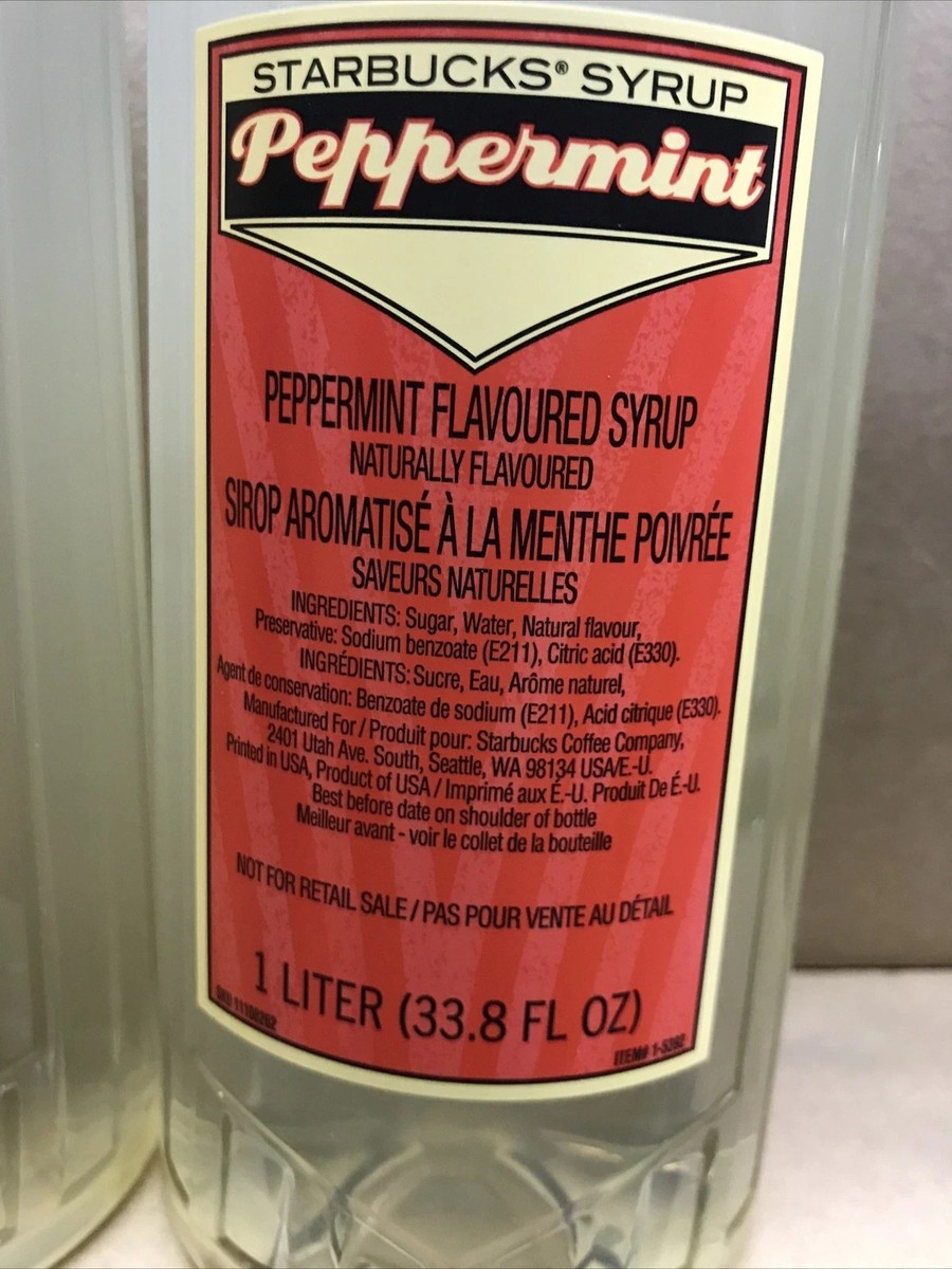Peppermint Syrup Starbucks