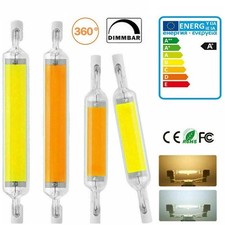 R7s 118mm 78mm 110V/220V LED 15W 30W Halogen Lamp COB Glass Replace