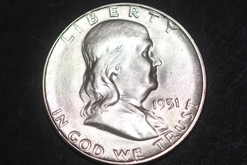1951-S Franklin Half Dollar 50c BU Brilliant Uncirculated US Coin