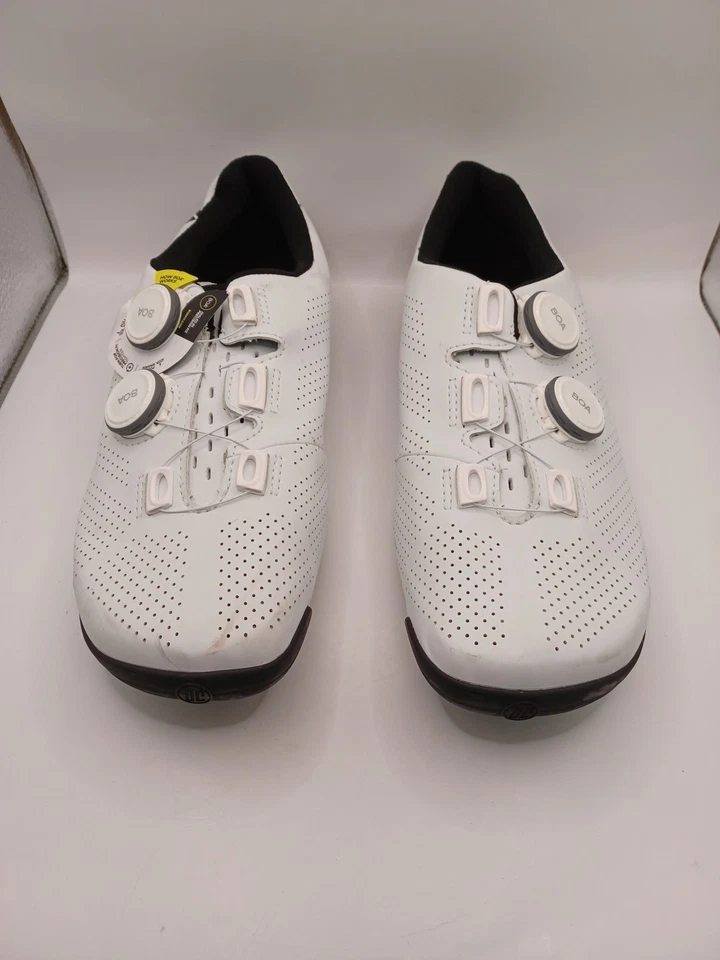 NUEVO BONT Ciclismo Riot 24 Zapatos de Ciclismo en Blanco Hombres Talla EU 43 US 9 Foto 2 de 4