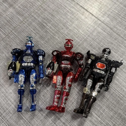 1995 Bandai Heavy Armor Beefighter Action Figure Power Rangers Lot Of 3 Vintage
