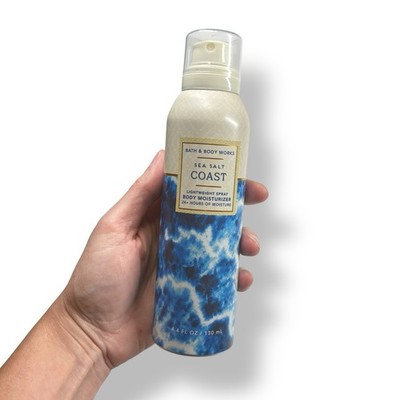 Bath & Body Works Sea Salt Coast Lightweight Spray Body Moisturizer 4.4fl oz New