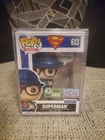#613 Superman ECCC Exclusive Con Sticker Funko. Limited Edition 1500 Pcs