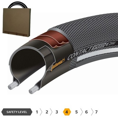 Continental Fitness Fahrrad Tour Reifen Contact Speed 32-622 | 28x1.25 Reflex