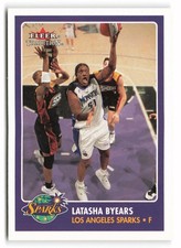 2001 Fleer Tradition WNBA #24 Latasha Byears Los Angeles Sparks