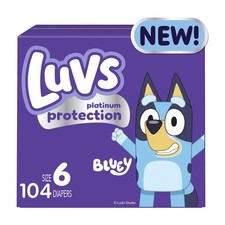 Luvs Pro Level Leak Protection Diapers Giant Pack - Size 6 -