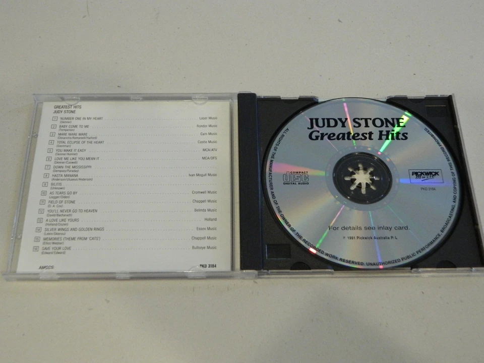 CD Judy Stone Greatest Hits [Compilación] Foto 2 de 3