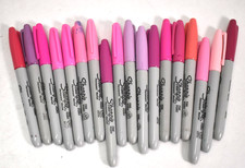 Sharpie Assorted Shades of Pink Lot of 18 Fin...