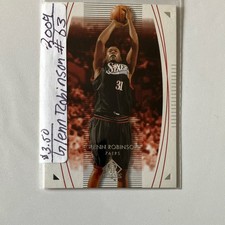 Upper Deck 2004 SP Authentic Glenn Robinson #63 Philadelphia 76ers Base Set