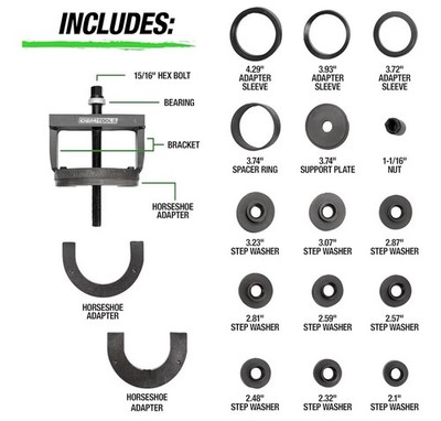 NEW OEMTOOLS 27213 Master Wheel Hub & Bearing Remover Installer