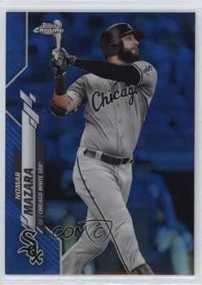 2020 Topps Chrome Blue Refractor /150 Nomar Mazara #109 5p9