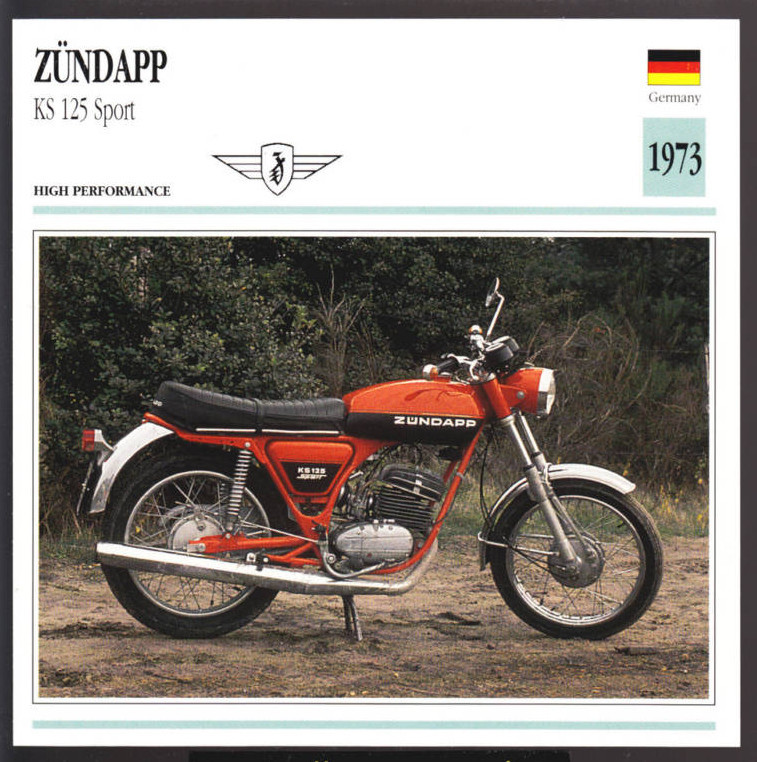 Zundapp Wooden Run Bike 1973 Zundapp KS125 Sport ISDT