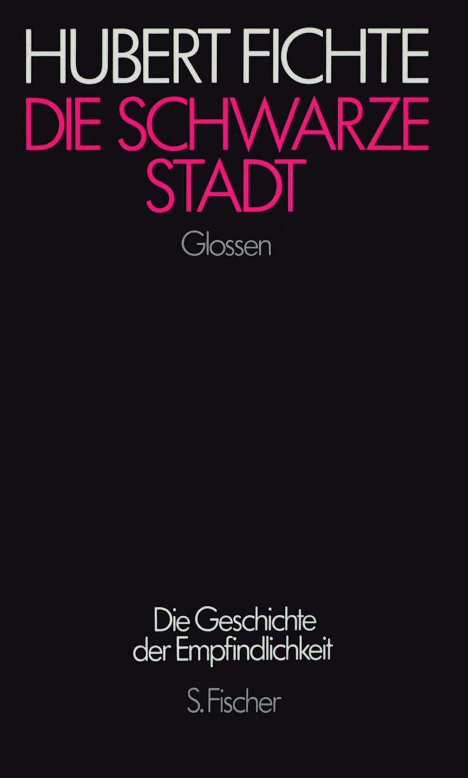 Thumbnail - Die Schwarze Stadt | Glossen, Hubert Fichte, Die Geschichte Der