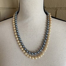 Vintage Pearl Necklace Filigree Ornate Clasp Hand Knotted Beautiful Wedding