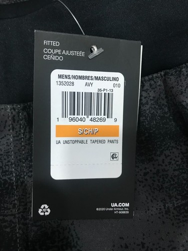 Under Armour Storm Men's Size S Black Unstoppable Tapered Leg Joggers $90 NWT - Picture 7 of 7