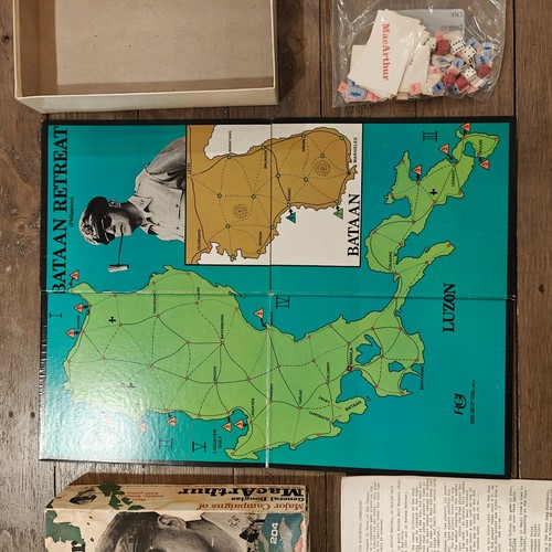 Vintage 1974 RGI Major Campaigns of General Douglas MacArthur Brettspiel vollständig - Bild 12 von 16