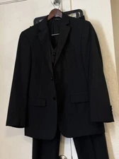 New Geoffrey Beene 2btn Black 3pc Tuxedo 38 S Short