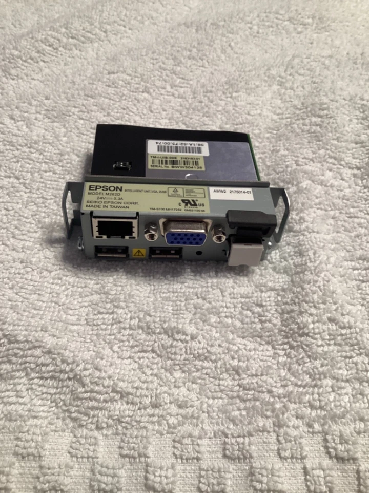 Epson Intelligent Unit USB Ethernet VGA Interface M262D New 24v - Image 3 of 4