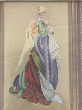 Lavender  Lace Cross Stitch Chart In The Arms Of An Angel Pattern Brand New