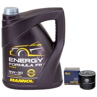 MotoröL Set 5W30 5 Liter + ÖLfilter SM 158 FüR Honda Civic IX Tourer