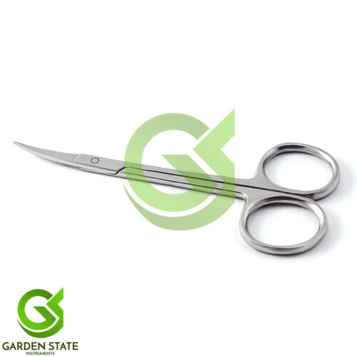 Dental Iris Gummi Schere scharf gerade + gebogene chirurgische Veterinärinstrumente - Bild 3 von 4