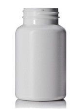 300 CC White HDPE Pill Packer Plastic Bottle 45/400 Neck - Case of 280 Bottles