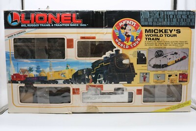 Lionel Mickey's World Tour Train Set 1992 MINT NRFB 027 Gauge