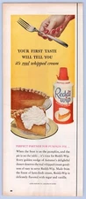 1959 Reddi Wip Perfect Partner For Pumpkin Pie VINTAGE PRINT AD LM59